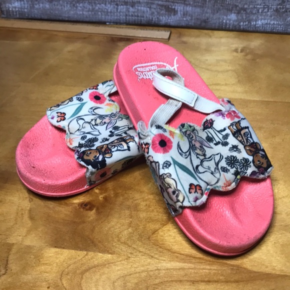 Disney tinker bell princess flip flops with elastic back - Picture 1 of 6